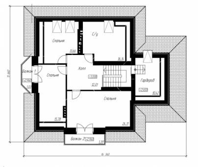 Проект дома с подвалом и мансардой